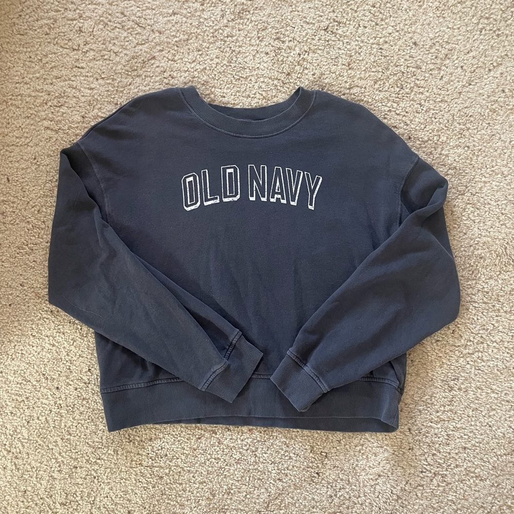 Old Navy Charcoal Gray Crewneck
